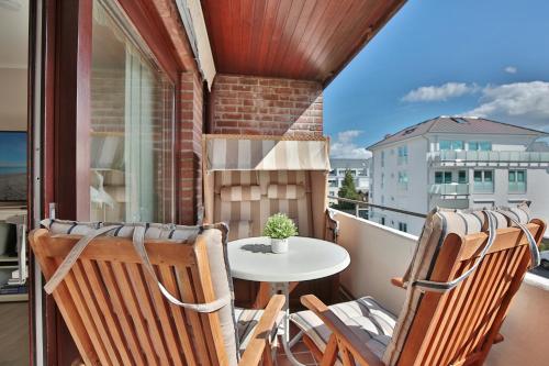 Altan/terrasse, Haus Hansastrasse 13 Haus Hansastrasse Appartement 17 in Scharbeutz