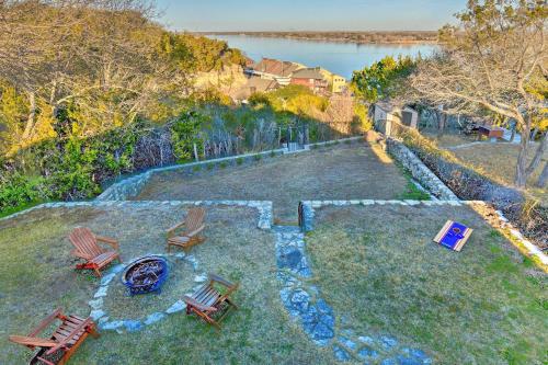 Chic Lakefront Granbury Getaway with Private Dock!