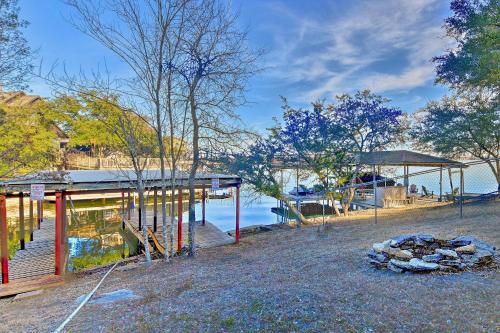 Chic Lakefront Granbury Getaway with Private Dock!