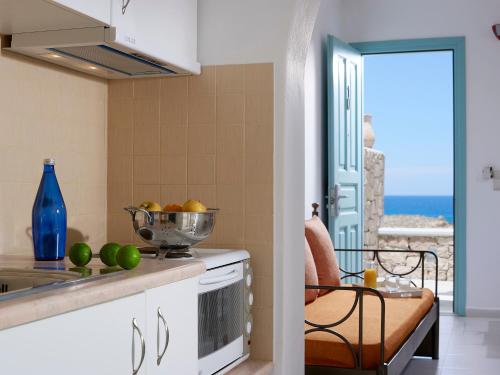 Kitchen, Asterias Boutique Hotel in Milos Island