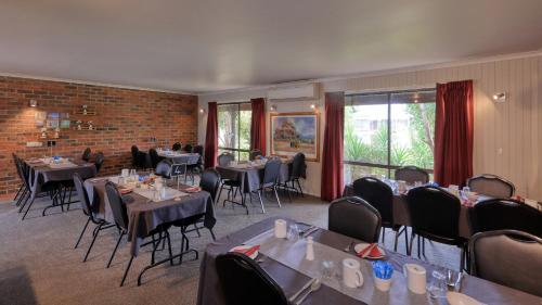 Étterem, Barham Riverland Motel in Barham