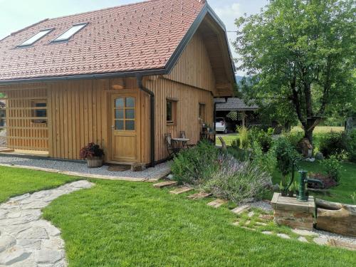 Entrance, Cottage Happiness with Sauna and Natural Pool in Ribnica
