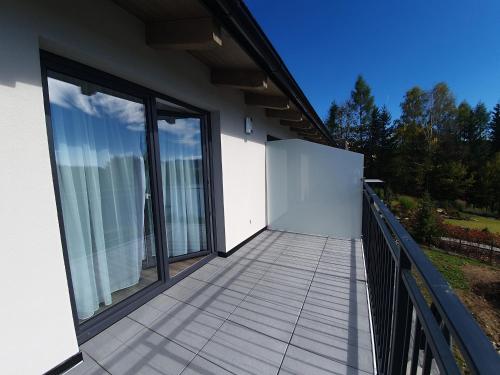 Balcony/terrace, Apartmany Sunny hill in Frymburk City Center