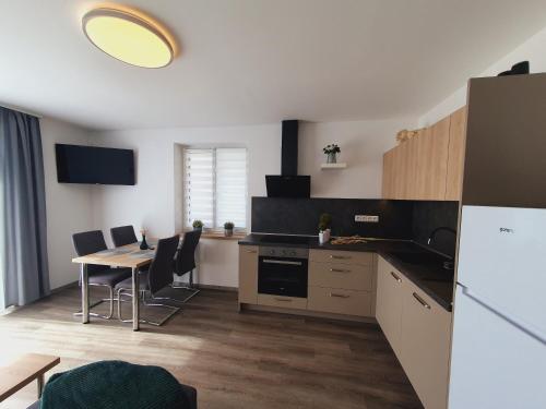 Kitchen, Apartmany Sunny hill in Frymburk City Center