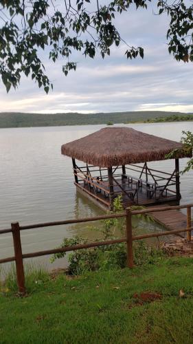 Utsikt, ALDEIA do LAGO Caldas Novas Lindo Apt com Cozinha Mobilia Nova Pode Levar Bebidas na Area das Piscin in Res. Alto da Boa Vista