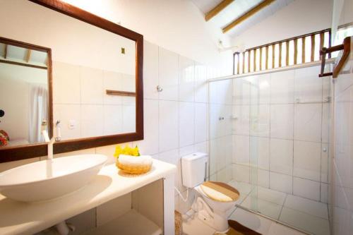 Bathroom, Casas e apartamentos da Ilda in Porto Seguro