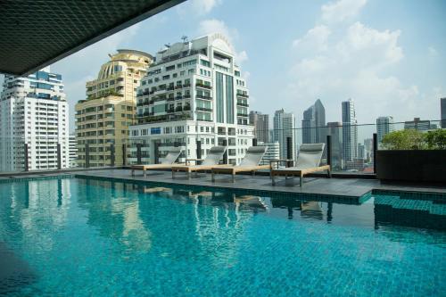 Circle Sukhumvit 11#Luxury#Pool#Gym#BTS Nana&MRT Sukhumvit#1BR#Max2ppl กรุงเทพ