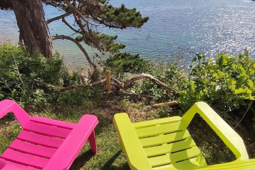 Pieds dans l'eau, vue époustouflante gîte à louer Carantec
