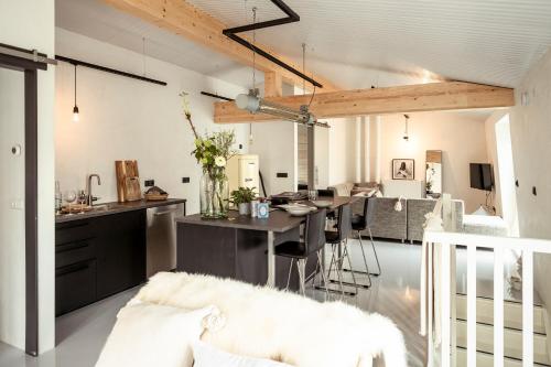Konyha, Appartementen Zer en Loft in centrum Bergen in Bergen-Centrum