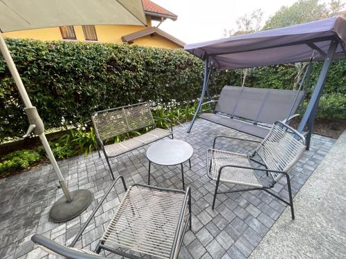 Balcony/terrace, Entire accommodation with private garden near Milan and Lake Como - Free parking - Family friendly in Seregno