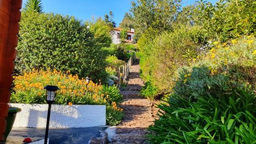 2 bedrooms house with furnished garden and wifi at Camacha gîte à louer João Frino