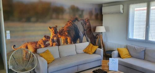 Gîte La Terrasse du Loir à 2km du Zoo de la Flèche