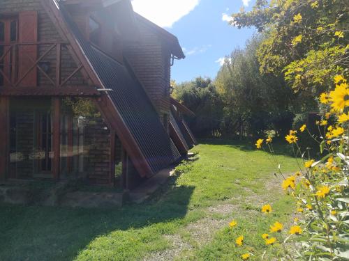 정원, Habitacion privada en cabaña compartida "Los Cordobeses" (Habitacion privada en cabana compartida "Los Cordobeses") in 산 마르틴 데 로스 안데스