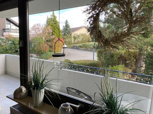 Rõdu/terrass, Haus Waldblick - Ferienwohnung Sonnenplätzchen, Bad Bergzabern (Haus Waldblick - Ferienwohnung Sonnenplatzchen, Bad Bergzabern) in Bad Bergzabern