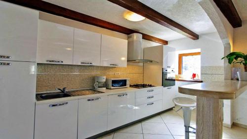 virtuve, Villa Bella Vista near Ucka Nature Park in Dolenja Vas