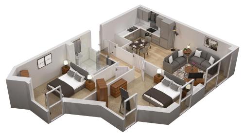Southbank Leeds Apartment. New! With Free Parking, Leeds (Foto 9)