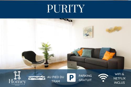 HOMEY PURITY / NEW / Parking gratuit / Proche Tram / Aux portes de Genève - Apartment - Ambilly