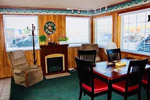 Előcsarnok, Sage N Sand Motel in Moses Lake (Washington)