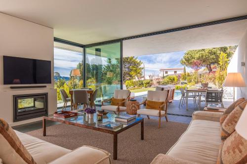 balkon/terras, Casa de Cima Luxury Villa in Cabriz