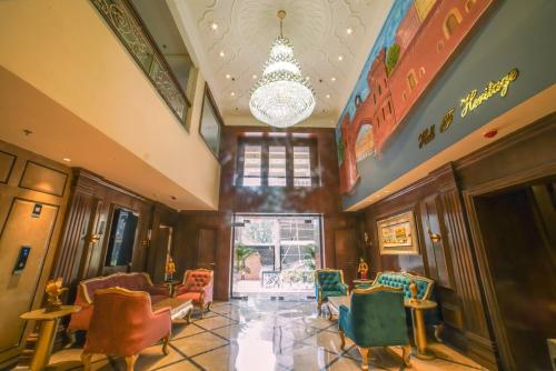 ล็อบบี้, Country Inn Hall of Heritage Amritsar–6 Mins to Golden Temple  in อมฤตสาร์