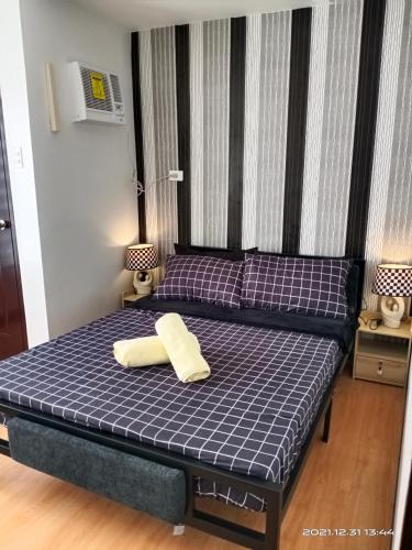 Bed, Relaxing 1-Bedroom Condo Unit (by Lee Portum) in Valenzuela