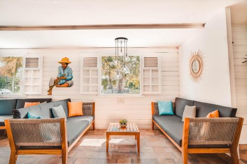 Foyer, Hotel Bambou in Les Trois Ilets