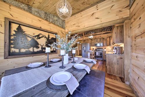 Stunning Escape with Loft, Hot Tub and Mtn Views! in Morganton, USA