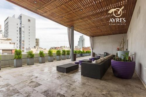 شرفة/ تراس, Ayres Apartments Palermo in باليرمو