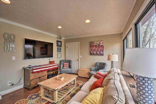 Lakefront Lavonia Cottage with 2-Story Dock! in Lavonia, USA