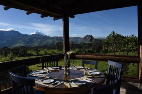 Kilátás, Hacienda El Rejo in Machachi
