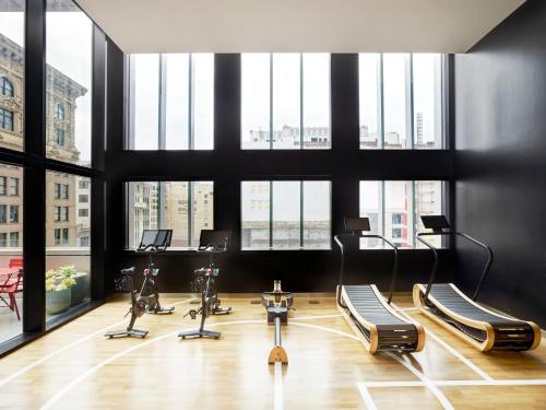 Fitness center, citizenM Los Angeles Downtown in Downtown Los Angeles