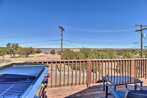 Quaint Show Low Home with Balcony and Lake Views!
