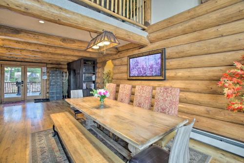 Luxury Log Black Hawk Retreat with Private Hot Tub! in Central City