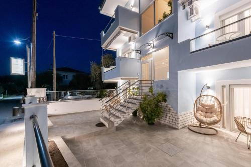 Exterior view, Ninemia Studios in Thassos