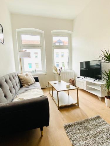 Stilvolles Apartment in zentraler Lage - Smart-TV, Queensize-Bett, Altbaustil, Küche in City-Nähe