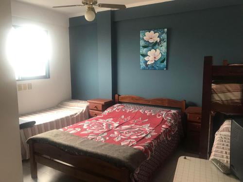 1 double bed, 1 twin bed, 1 bunk bed
