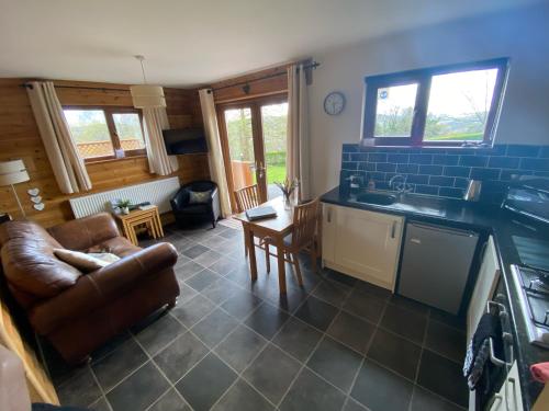 virtuve, Swansea Log Cabin in Pontardawe