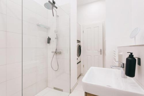 TIP! Modernes 90 qm City-Apartment mit Stil & Komfort in Toplage, Drážďany (fotografie 9)