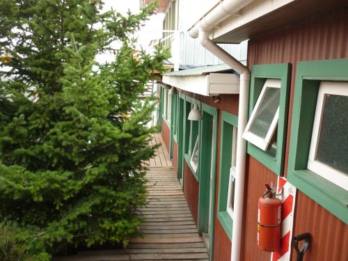 Entrada, Hostel Los Cormoranes in Ushuaia
