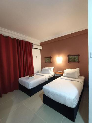 2 twin beds