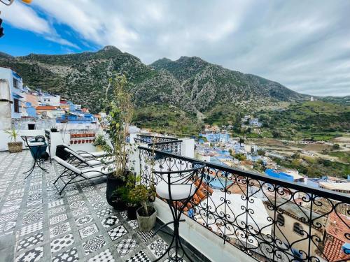 Balcony/terrace, Riad El Palacio & Spa Chaouen in Chefchaouen