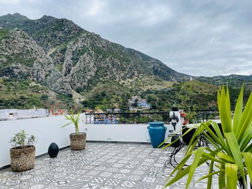 Balcony/terrace, Riad El Palacio & Spa Chaouen in Chefchaouen