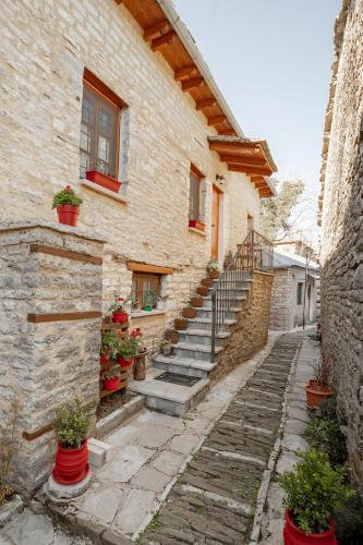 입구, Archontiko Rapti Stone Traditional House in 모노덴드리언