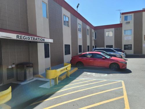 Inngang, Jets Motor Inn Hotel in Queens