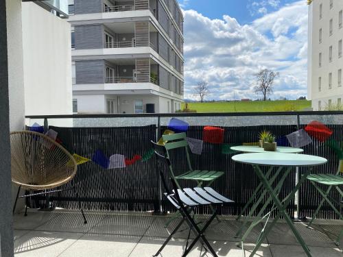 Terraza/balcón, Bel Appartement lumineux à 5 minutes d'Annecy (Bel Appartement lumineux a 5 minutes d'Annecy) in Seynod