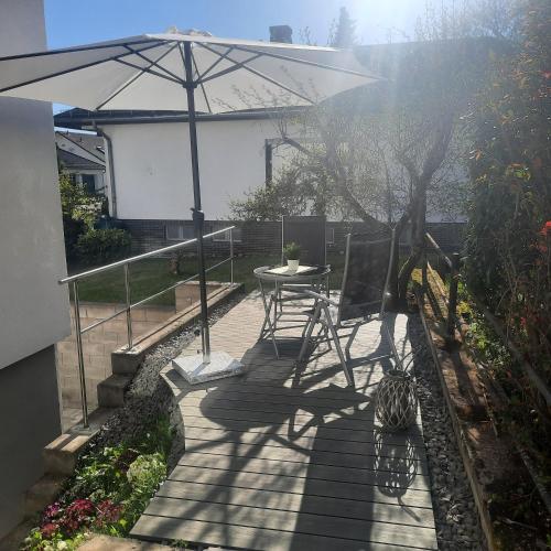Balkons/terase, Ferienwohnung Adams in Faid
