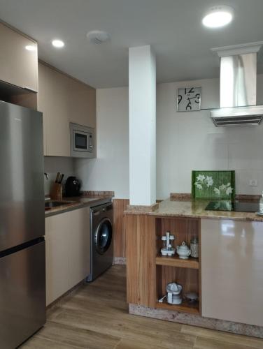 廚房, Apartamentos Las Huertas in 巴爾貝爾德德爾夫雷斯諾