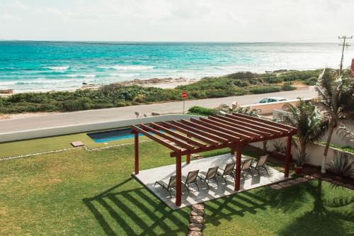 Villa with ocean view, pool, restaurant and rooftop, Isla Mujeres (zdjęcie 10)