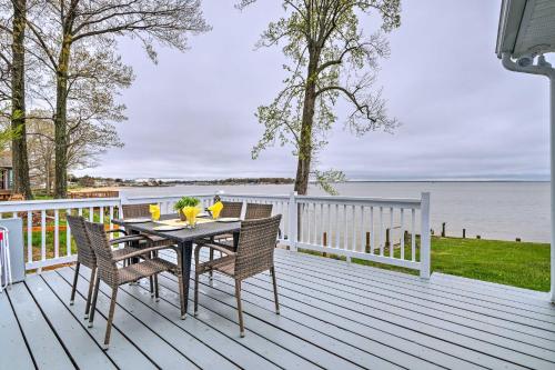 Waterfront Cottage with Private Beach and Deck!