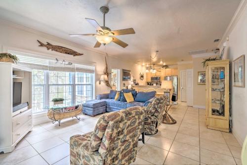 Elevated Home with Fire Pit and Dock on Suwannee River in Bell (FL)